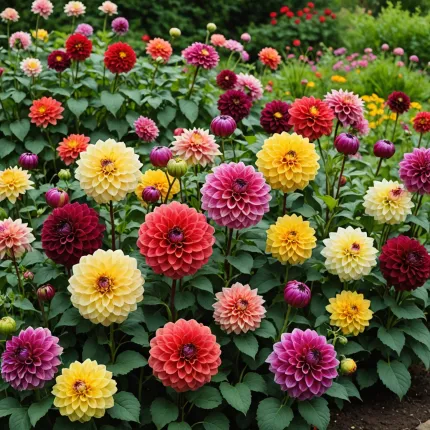 Искусство выращивания георгин: как преобразить свой сад с помощью многолетних красавцев