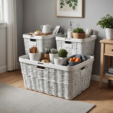 Идеальный дом: как организовать пространство с помощью корзин для хранения