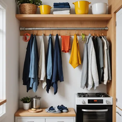 Как сделать ваш дом удобнее и организованнее: секреты использования вешалки для носков с зажимами