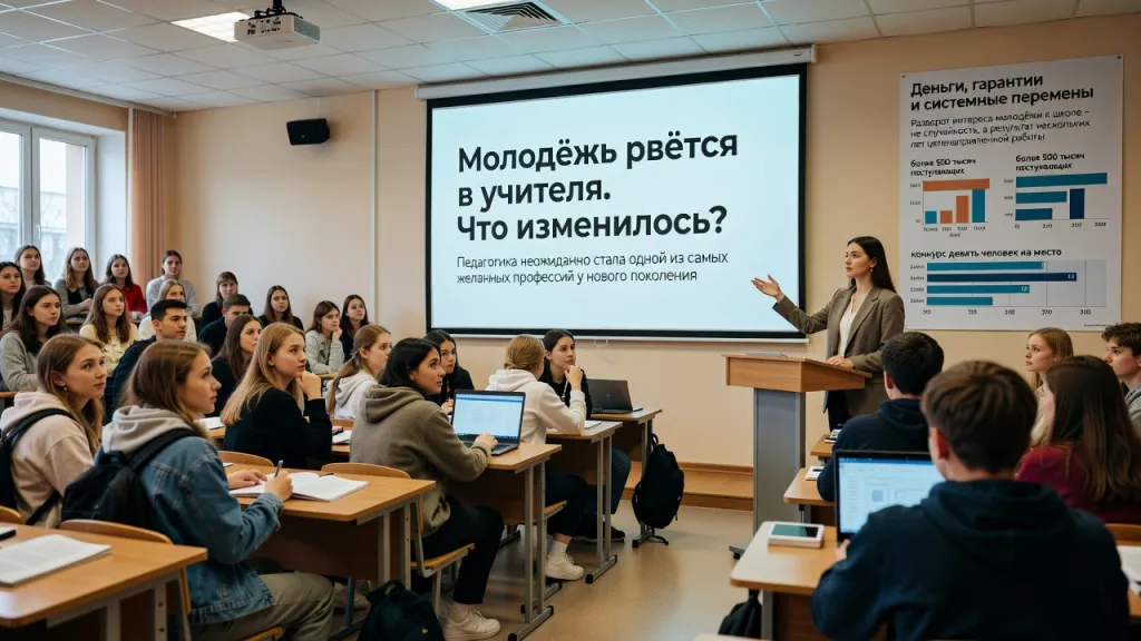 Молодёжь рвётся в учителя. Что изменилось?