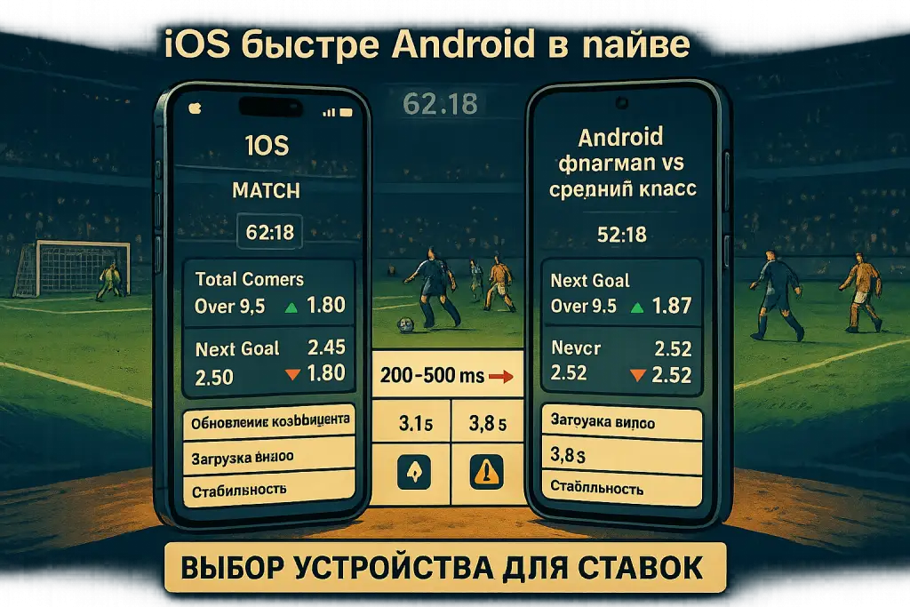 Android против iOS: где лайв быстрее